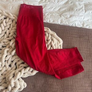 Fabletics Women's Red Leggings